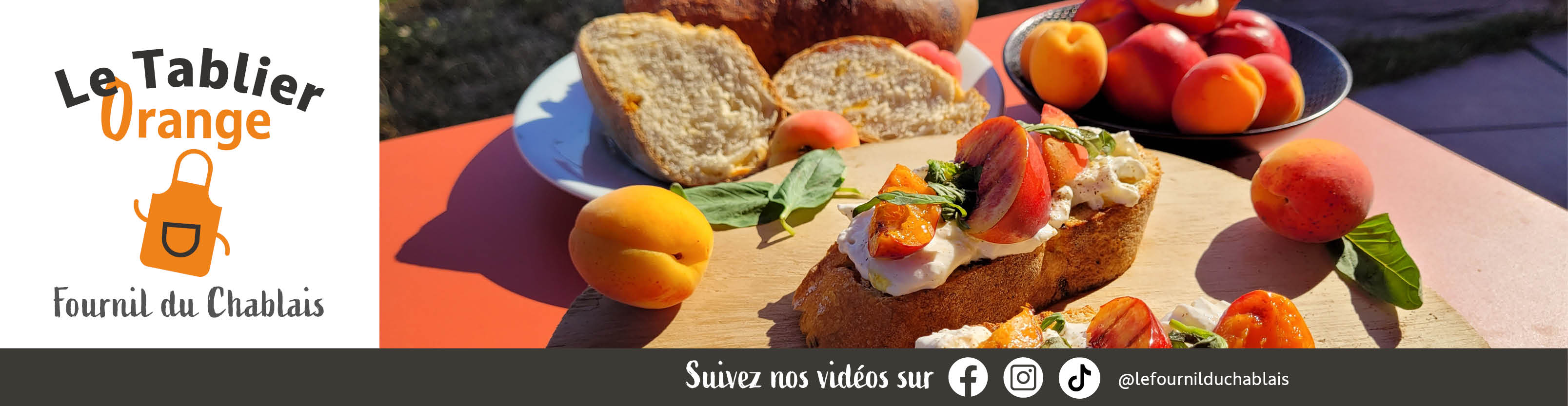 Bannire 3 Recettes du Tablier Orange